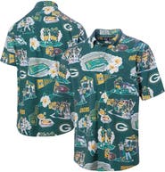 Reyn Spooner Men's Reyn Spooner Green Green Bay Packers Scenic Button-Down Shirt