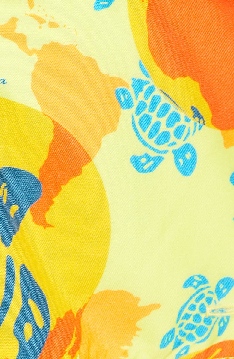 Vilebrequin Mappemonde Dots Swim Trunks, Alternate, color, 