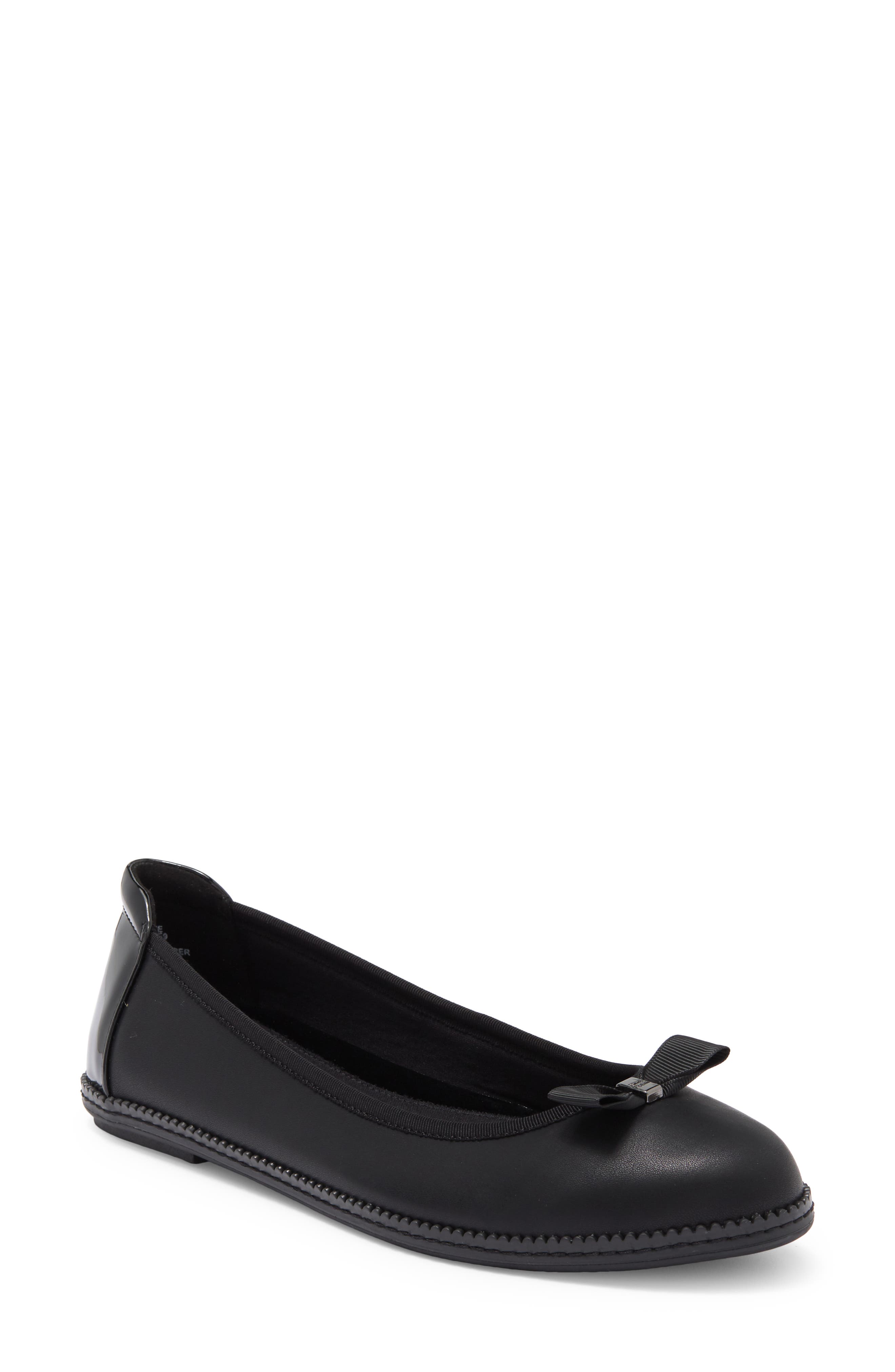 Anne Klein Eve Grosgrain Flat, Main, color, 