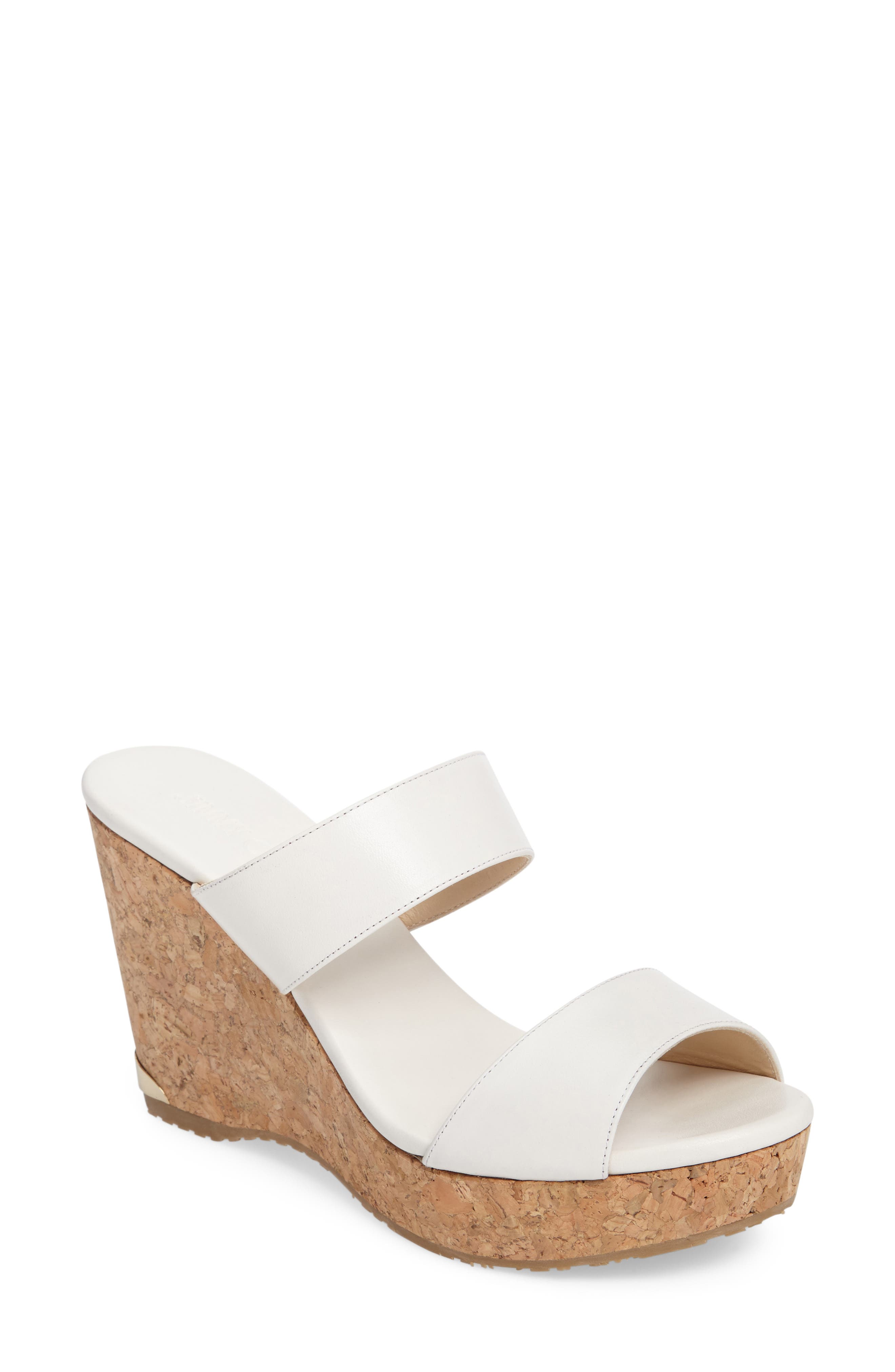 Jimmy Choo Parker Wedge Sandal, Main, color, 