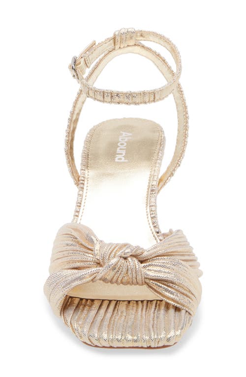 Abound Diana Kitten Heel Sandal In Gold Light Metallic
