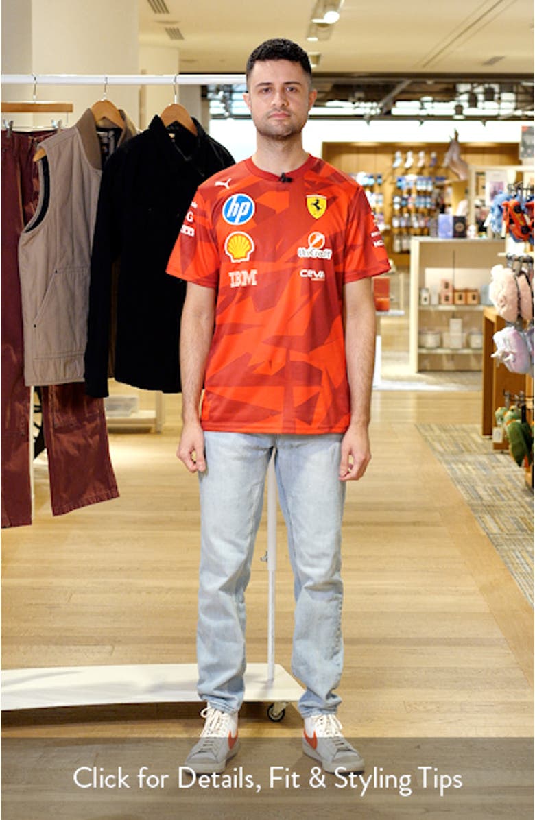 Scuderia Ferrari Team Graphic T-Shirt, sales video thumbnail