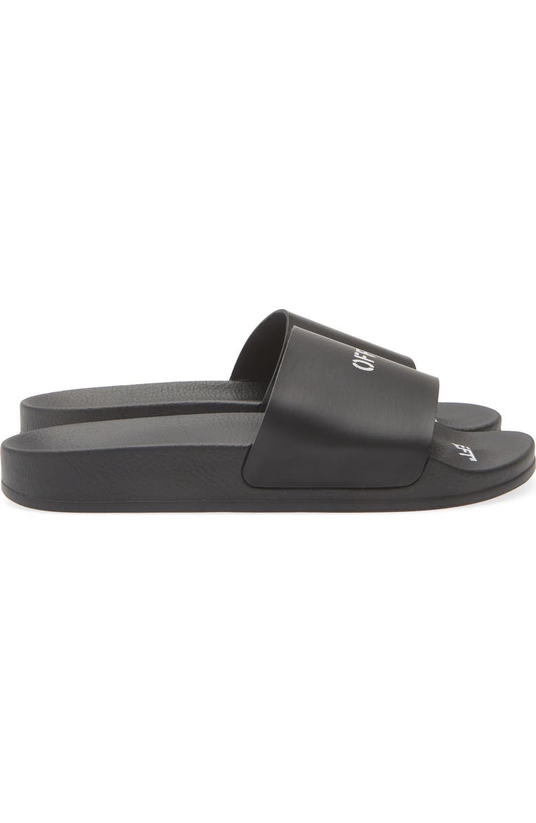 Off-White Pool Slide Sandal, Alternate, color, Black No Color
