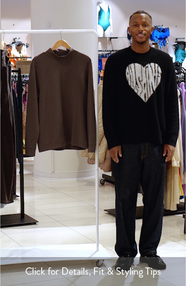 Slim Fit Long Sleeve Mock Neck Thermolite<sup>®</sup> T-Shirt, sales video thumbnail