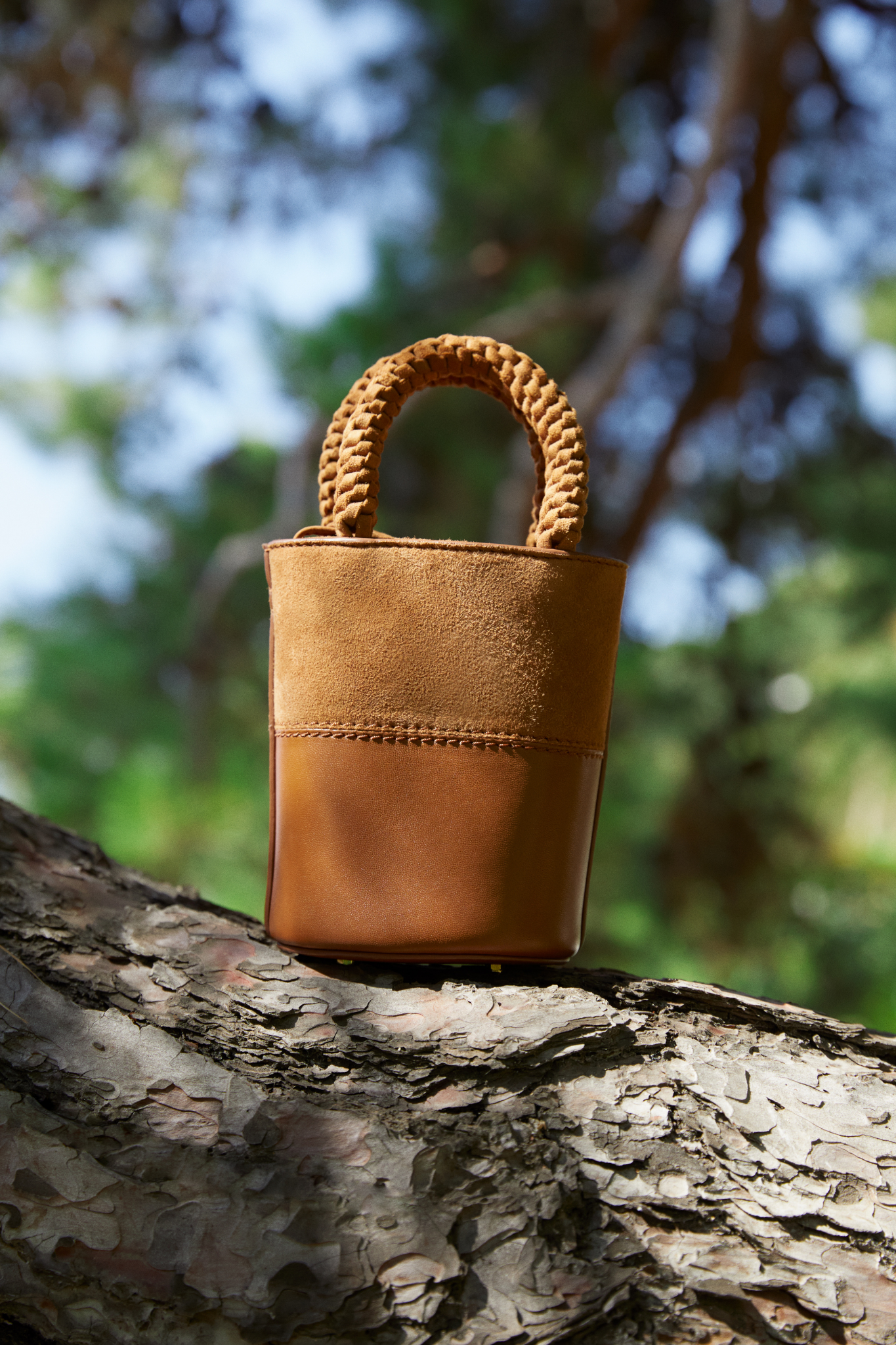 Rovena Mini Bucket Bag, Alternate, color, Camello