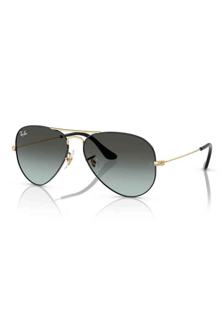 Original 62mm Aviator Sunglasses, Alternate, color, BLK GRAD
