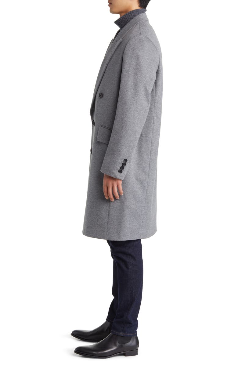 Cardinal of Canada Thomas Wool & Cashmere Over Coat, Alternate, color, Light Grey