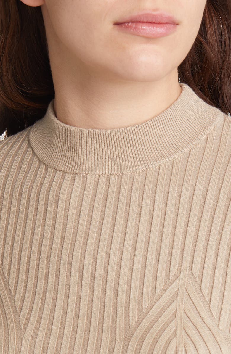 The Range Crop Rib Sweater, Alternate, color, Dark Pearl