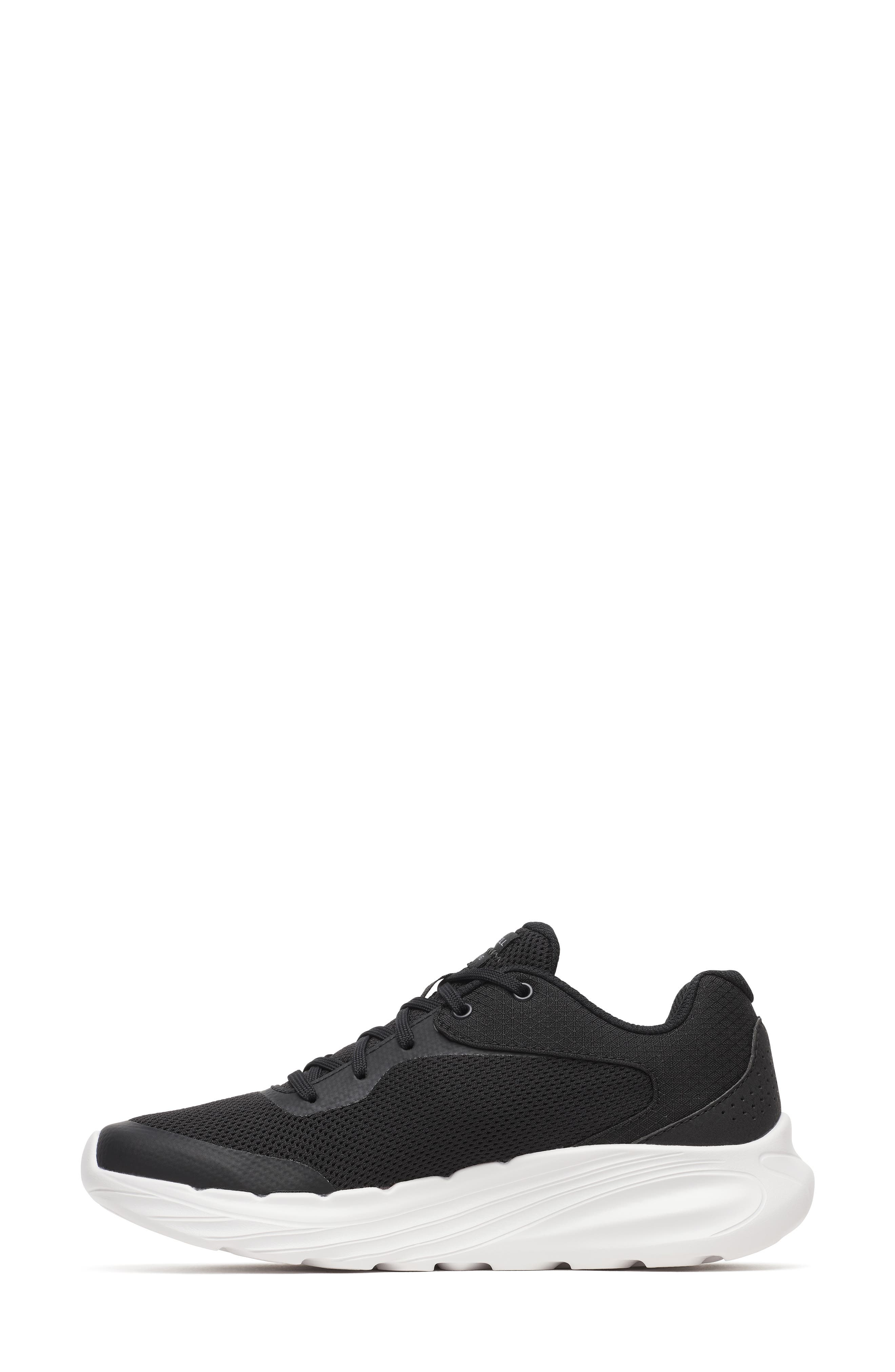 Merrell Morphaxis Trail Running Shoe, Alternate, color, Black/ White