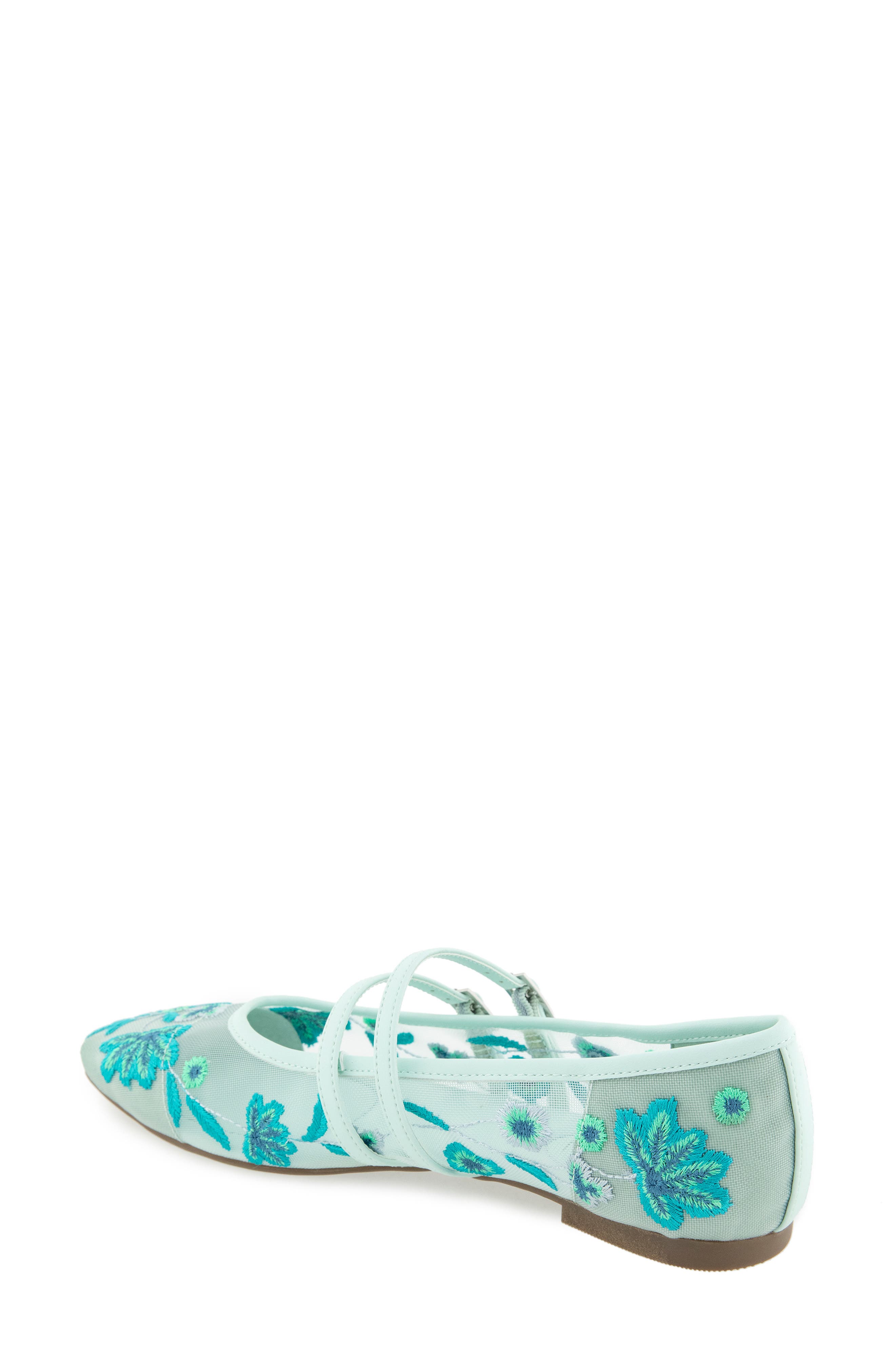 Reaction Kenneth Cole Malibu Nites Flat, Alternate, color, Seafoam Mesh