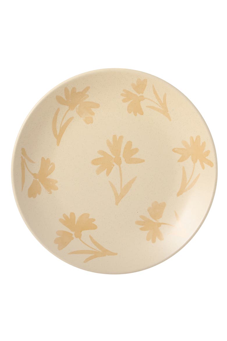Admiral Hall 16-Piece Floral Stoneware Dinnerware Set, Alternate, color, Cream