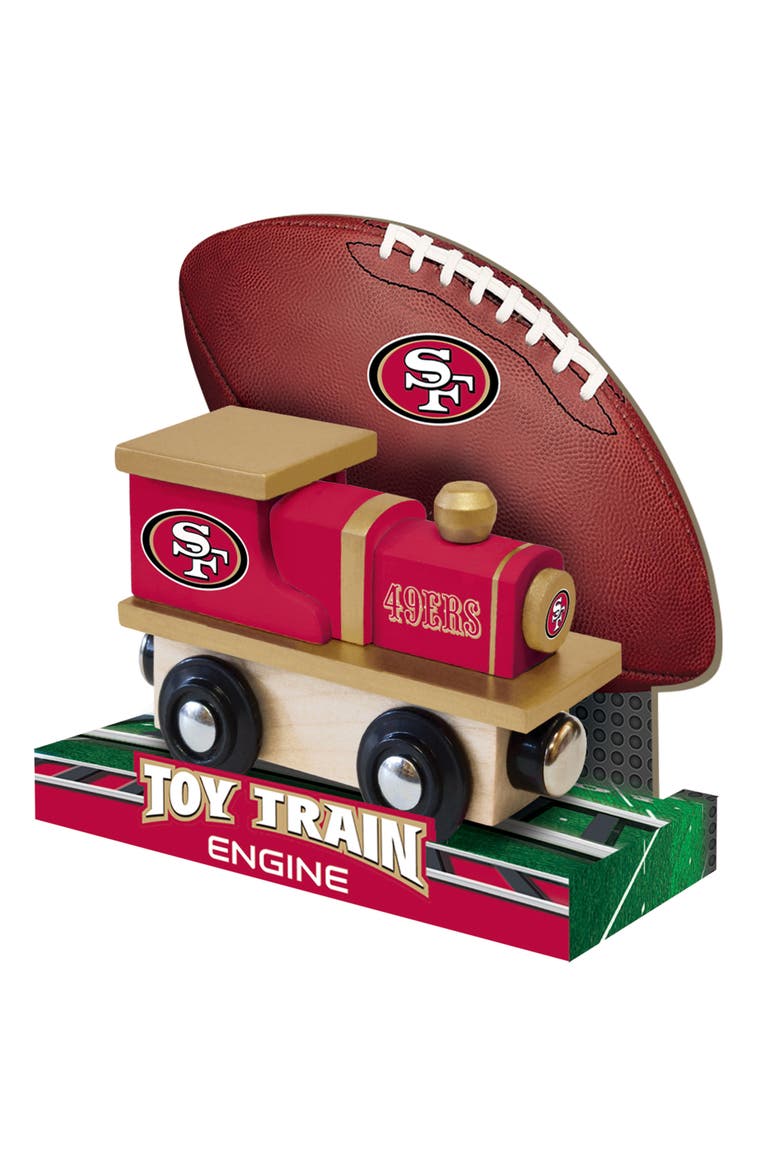 San Francisco 49ers Toy Train Engine, Alternate, color, Multicolor