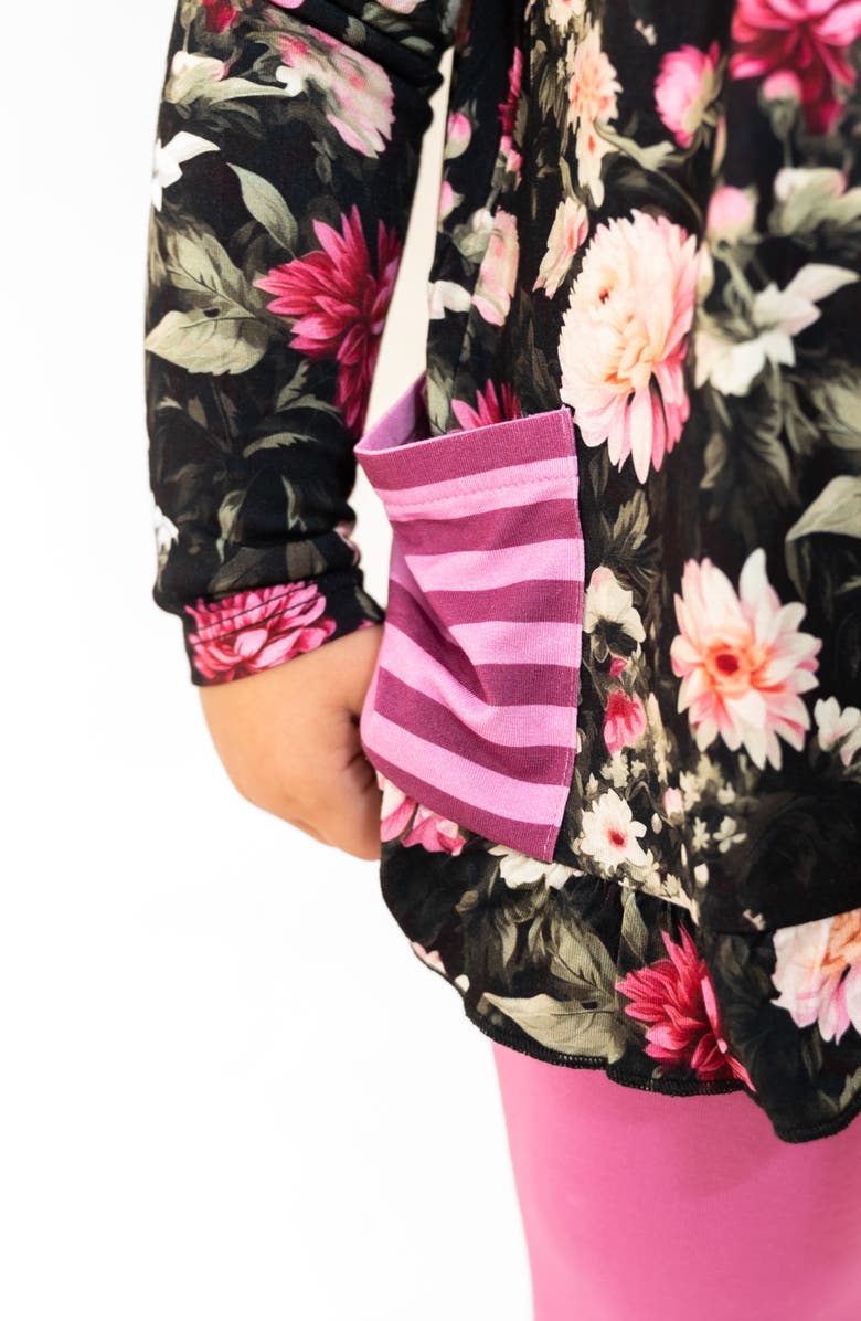 Laree + Co Fallon Peplum & Legging Set, Alternate, color, Black