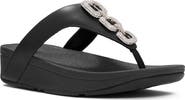 FitFlop Flowrise Crystal Wedge Flip Flop