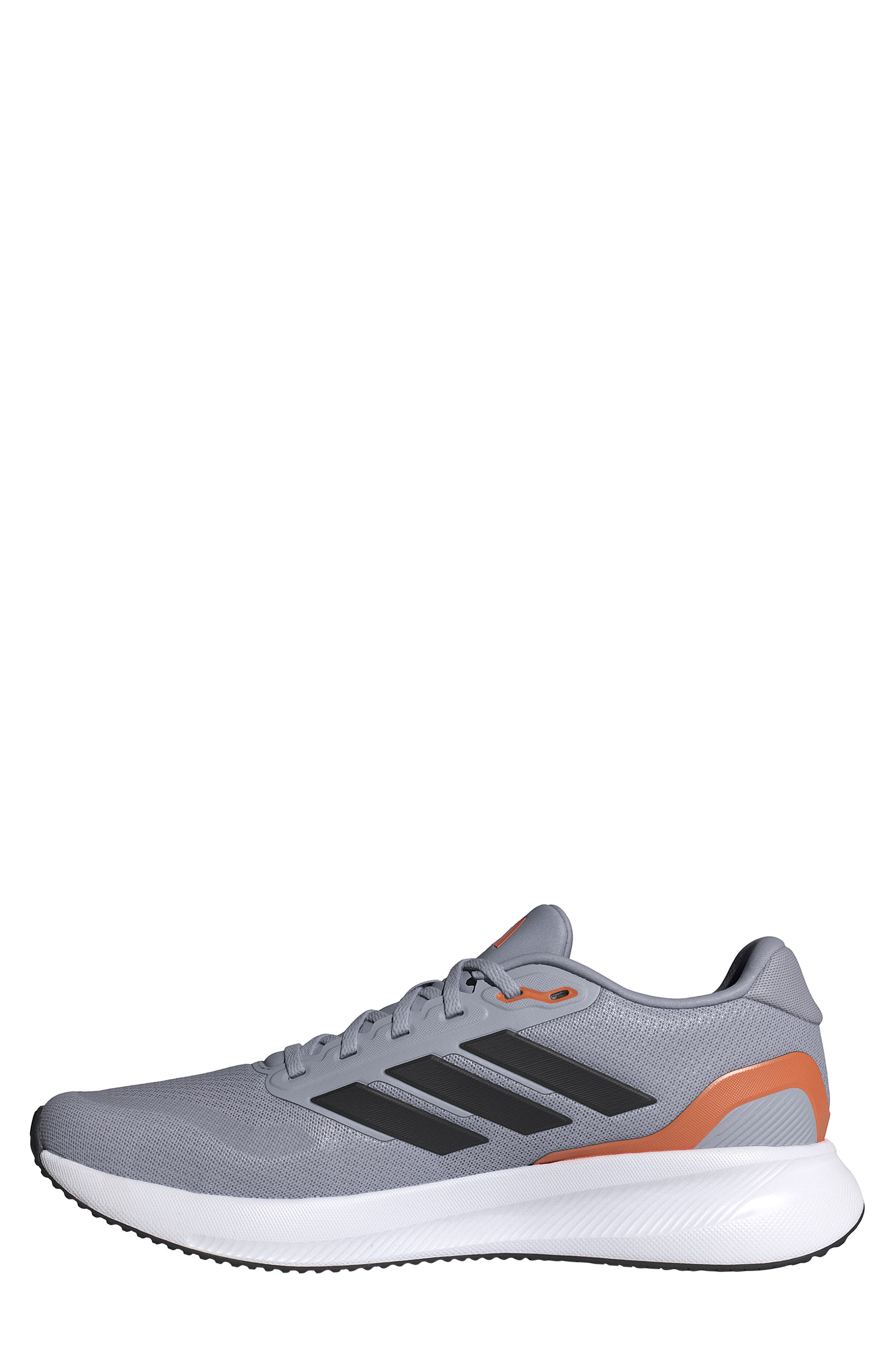adidas Run Falcon 5 Running Shoe, Alternate, color, Silver/ Core Black/ Orange