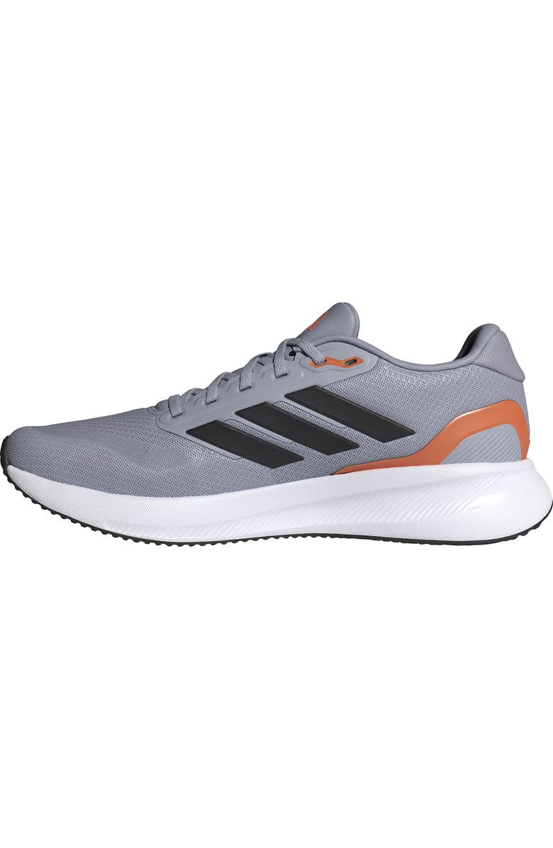 adidas Run Falcon 5 Running Shoe, Alternate, color, Silver/ Core Black/ Orange