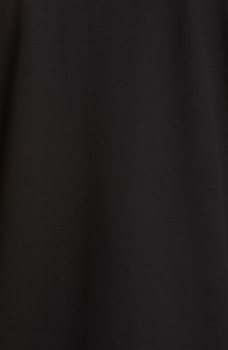 Versace Metallic Greca Collar Piqué Polo, Alternate, color,