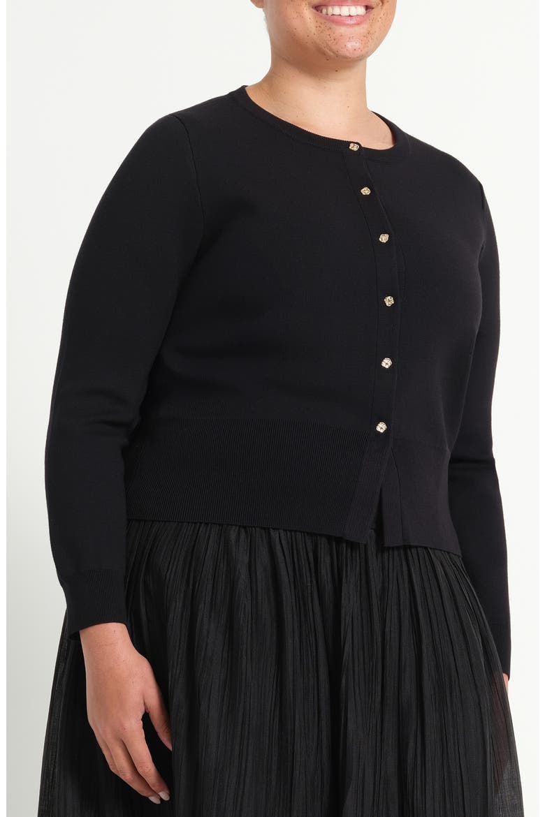 Jasmine Cardigan, Alternate, color, BLACK