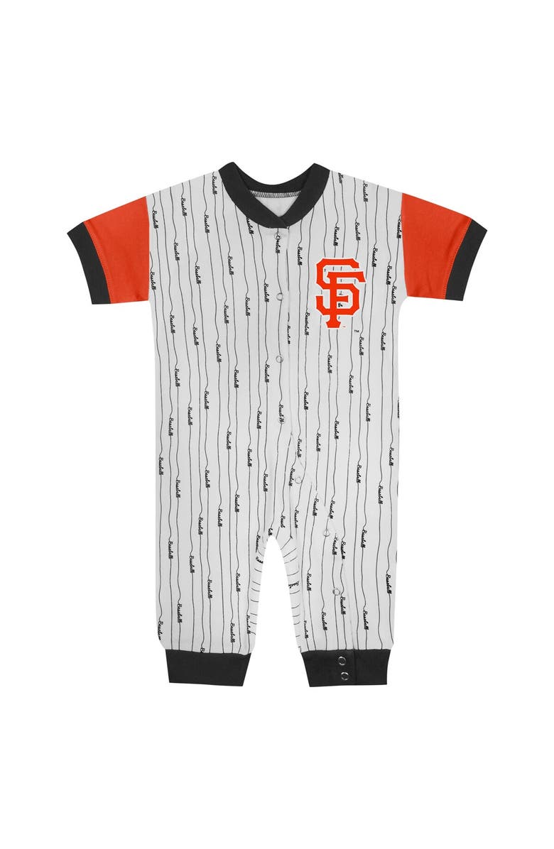 Outerstuff Infant Fanatics White San Francisco Giants Logo Best Series Full-Snap Jumper, Alternate, color, 