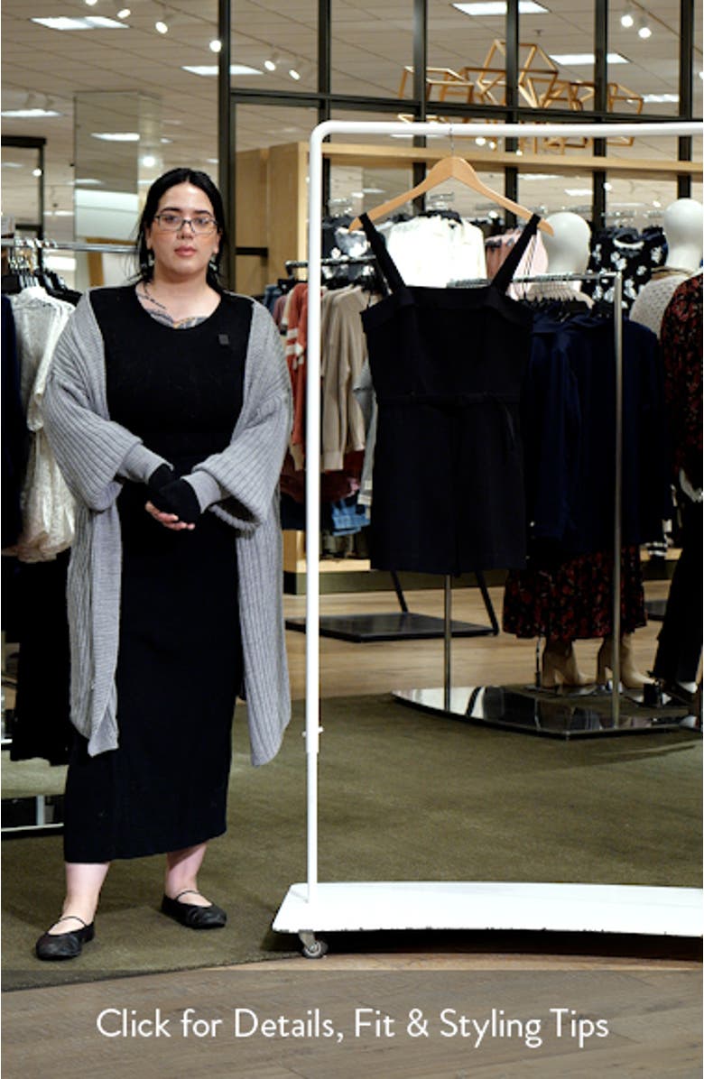 Belted Square Neck Romper, sales video thumbnail