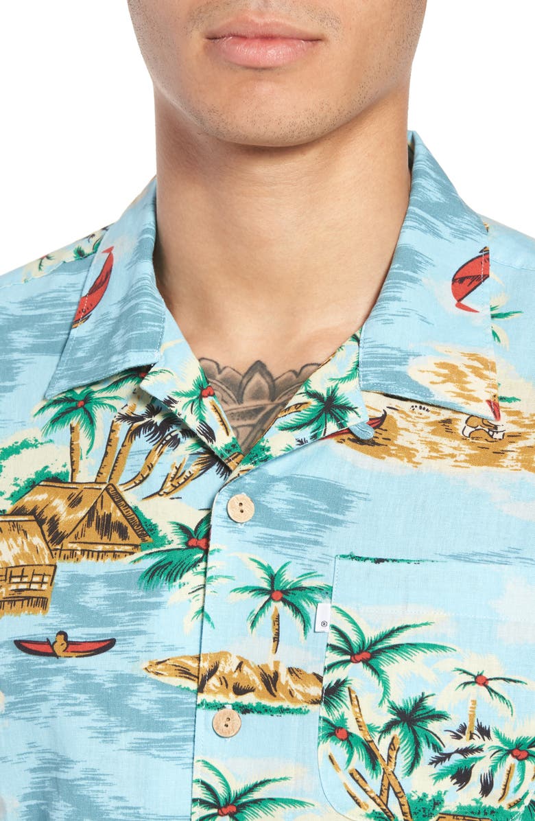 Levi's<sup>®</sup> Hawaiian Camp Shirt, Alternate, color, 