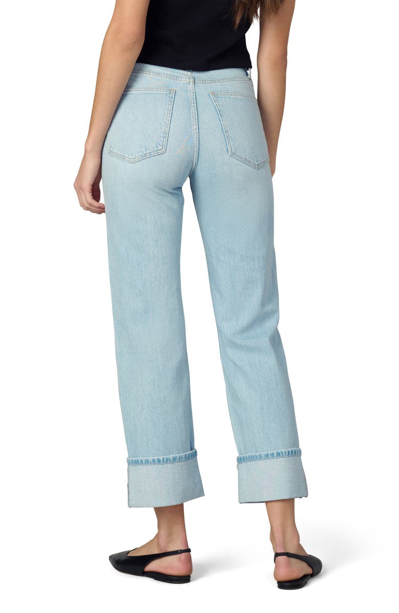 Joe's The Margot High Waist Cuffed Straight Leg Jeans, Alternate, color, Luxury