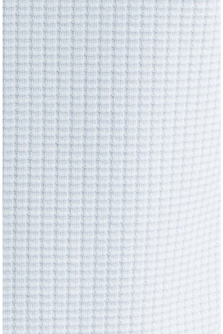 Grid Waffle Knit Button-Up Shirt, Alternate, color, PLAYA BLUE