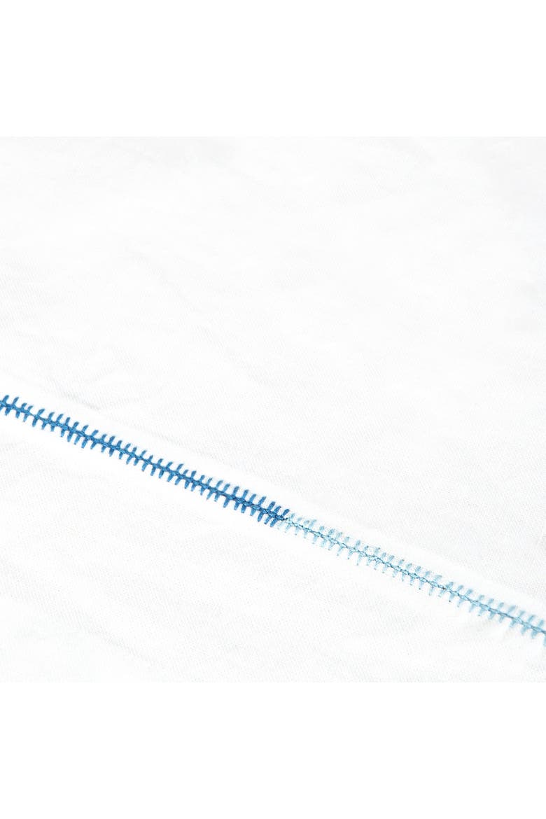 Embroidery Tablecloth, Alternate, color, White/Blue 60" x 90"