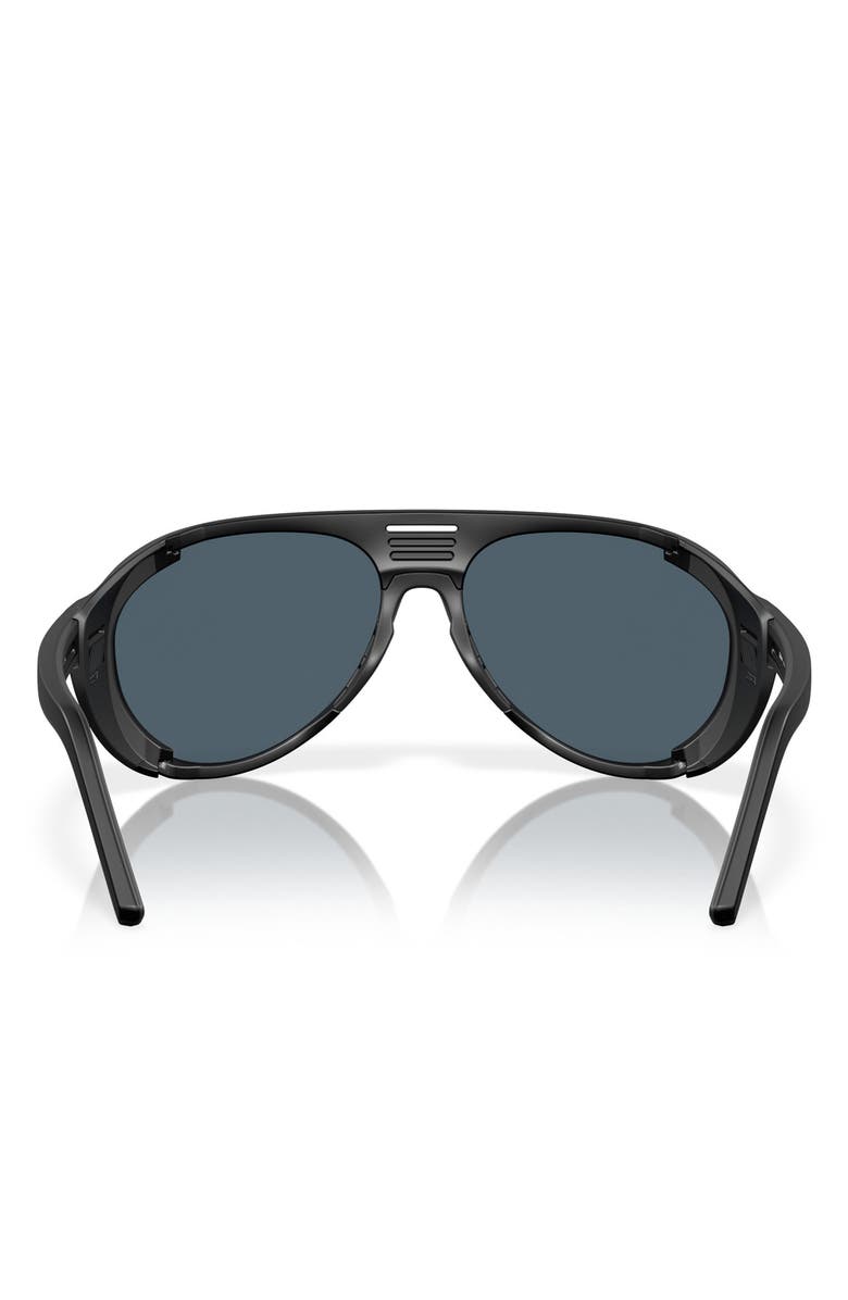 Costa Del Mar Grand Catalina 59mm Polarized Pilot Sunglasses, Alternate, color, Matte Black/ Gray