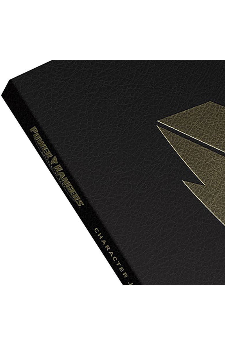 Renegade Game Studios Power Rangers Roleplaying Game Expanded Character Sheet Journal, Alternate, color, Black