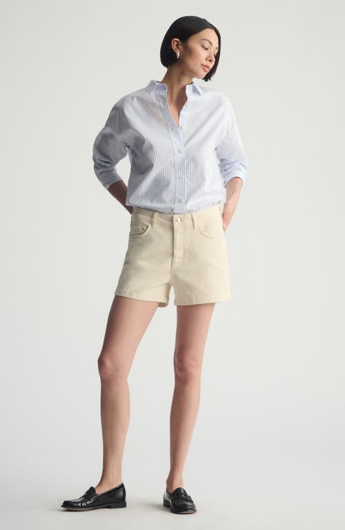 Brooklyn Industries Turtledove Denim Shorts In Neutral