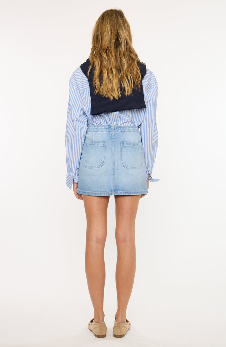 KanCan Giaa Mid Rise Skirt, Alternate, color, Medium Wash