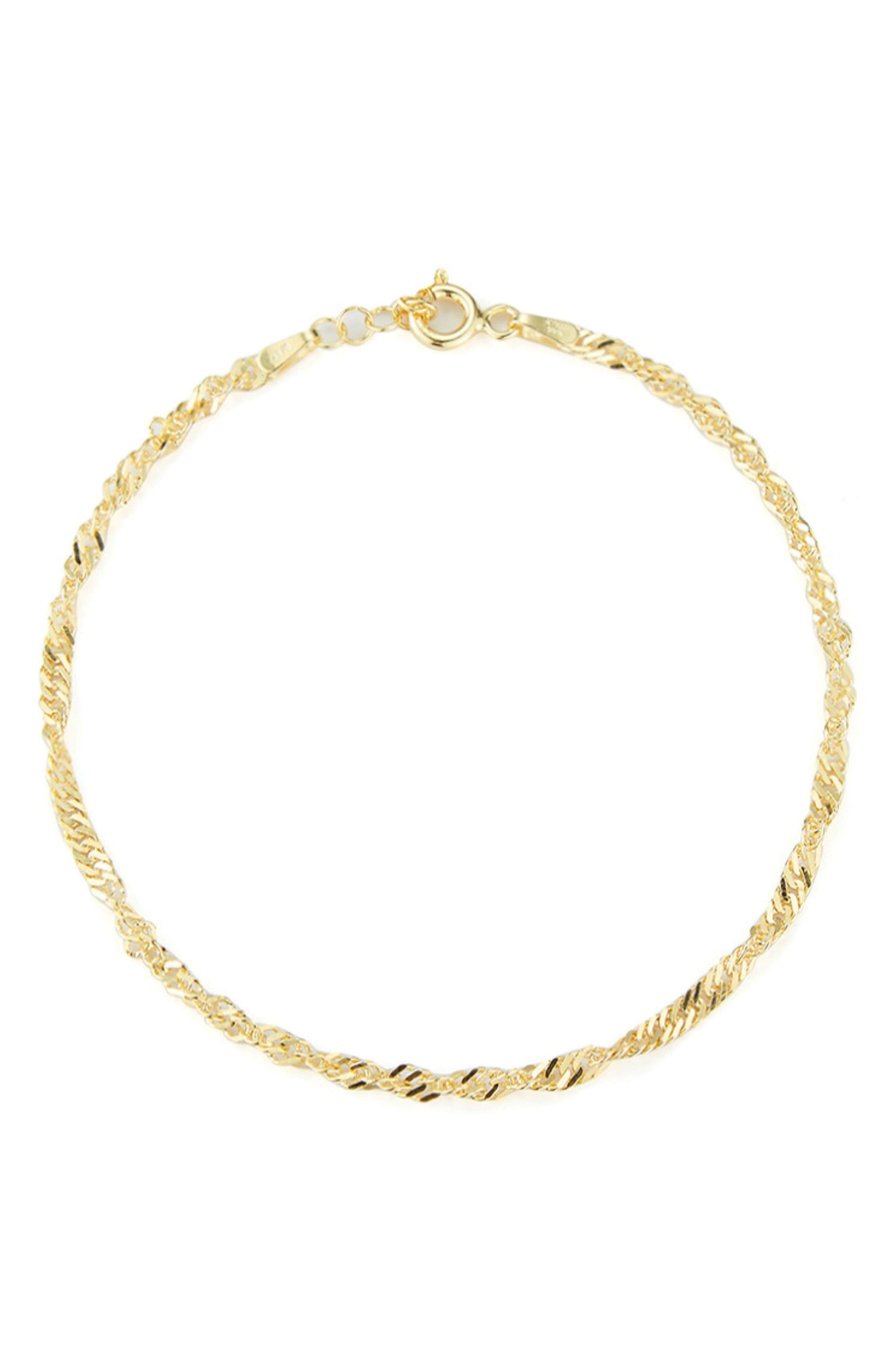 GLAZE JEWELRY Singapore Chain Anklet