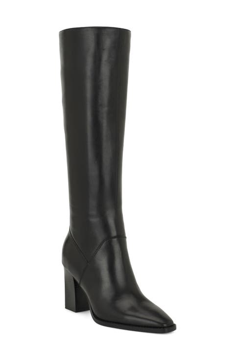 Zetta Leather Knee High Boot