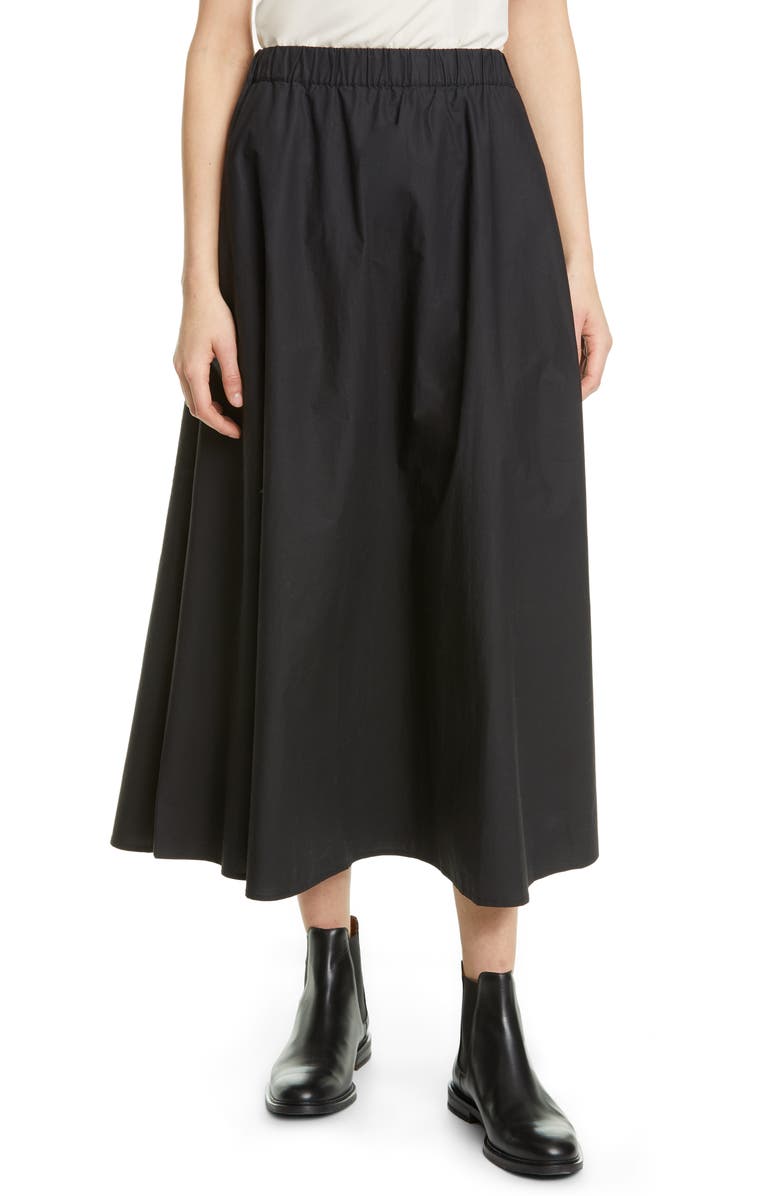 Eileen Fisher Organic Cotton Circle Skirt, Alternate, color,