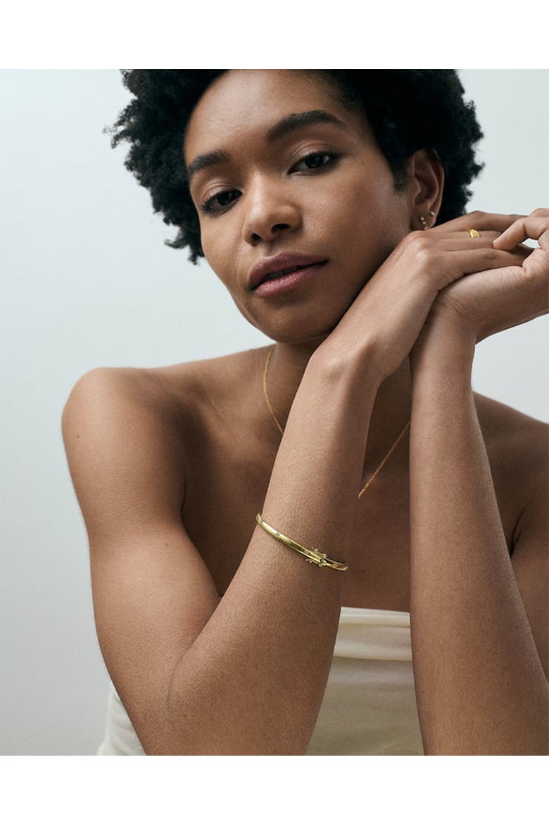 Gold Celestial Orion Bangle, Alternate, color, Celestial Orion