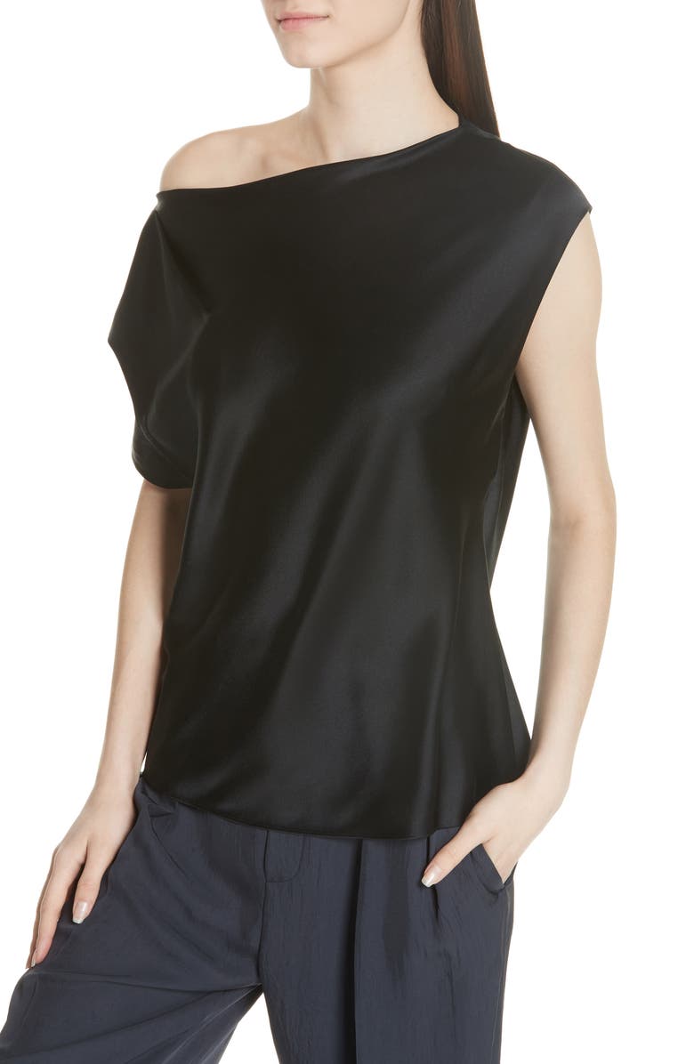 Vince Silk Off the Shoulder Blouse, Alternate, color,