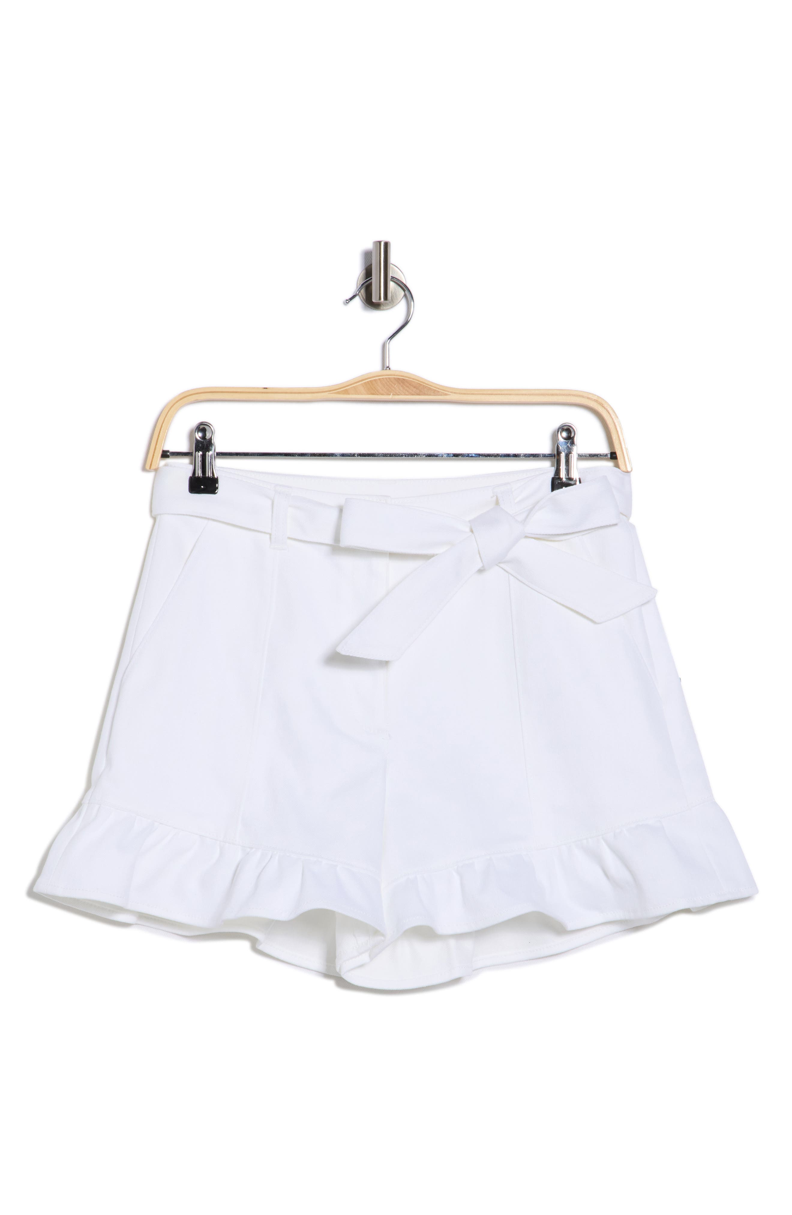Cinq à Sept White Penny Shorts