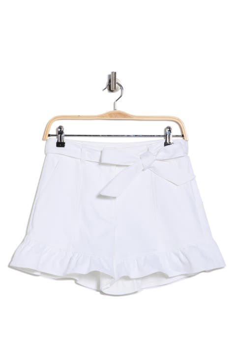 White Penny Shorts