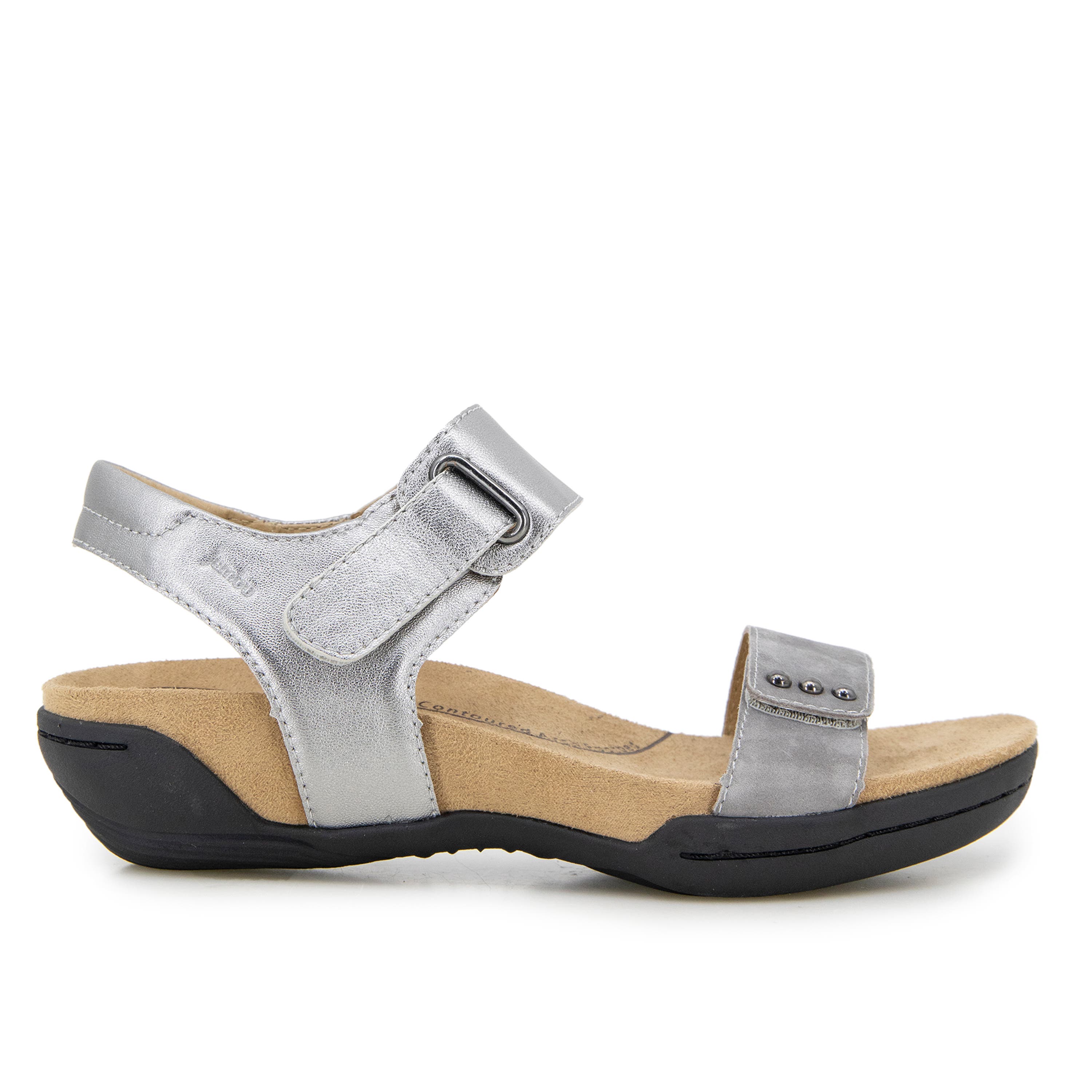 Morgan Casual Sandal, Alternate, color, Gunmetal, Pewter