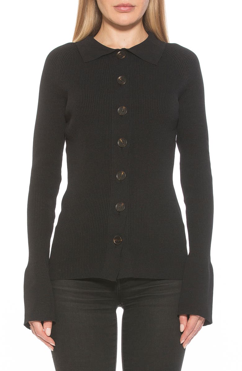 Alexia Admor Beatrice Button-Down Long Sleeve Cardigan, Main, color, 