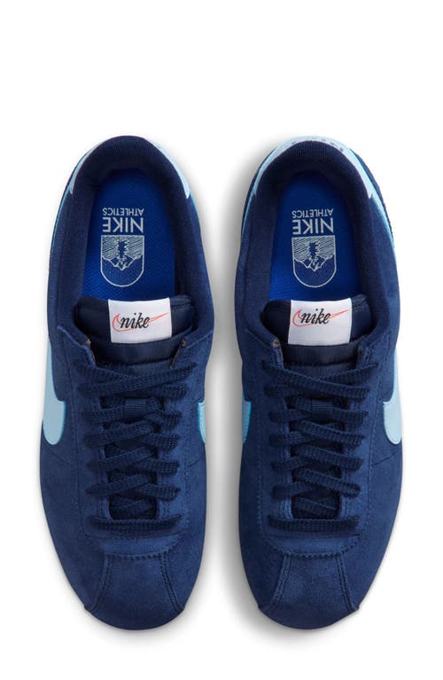 Nike Cortez Suede Sneaker In Blue