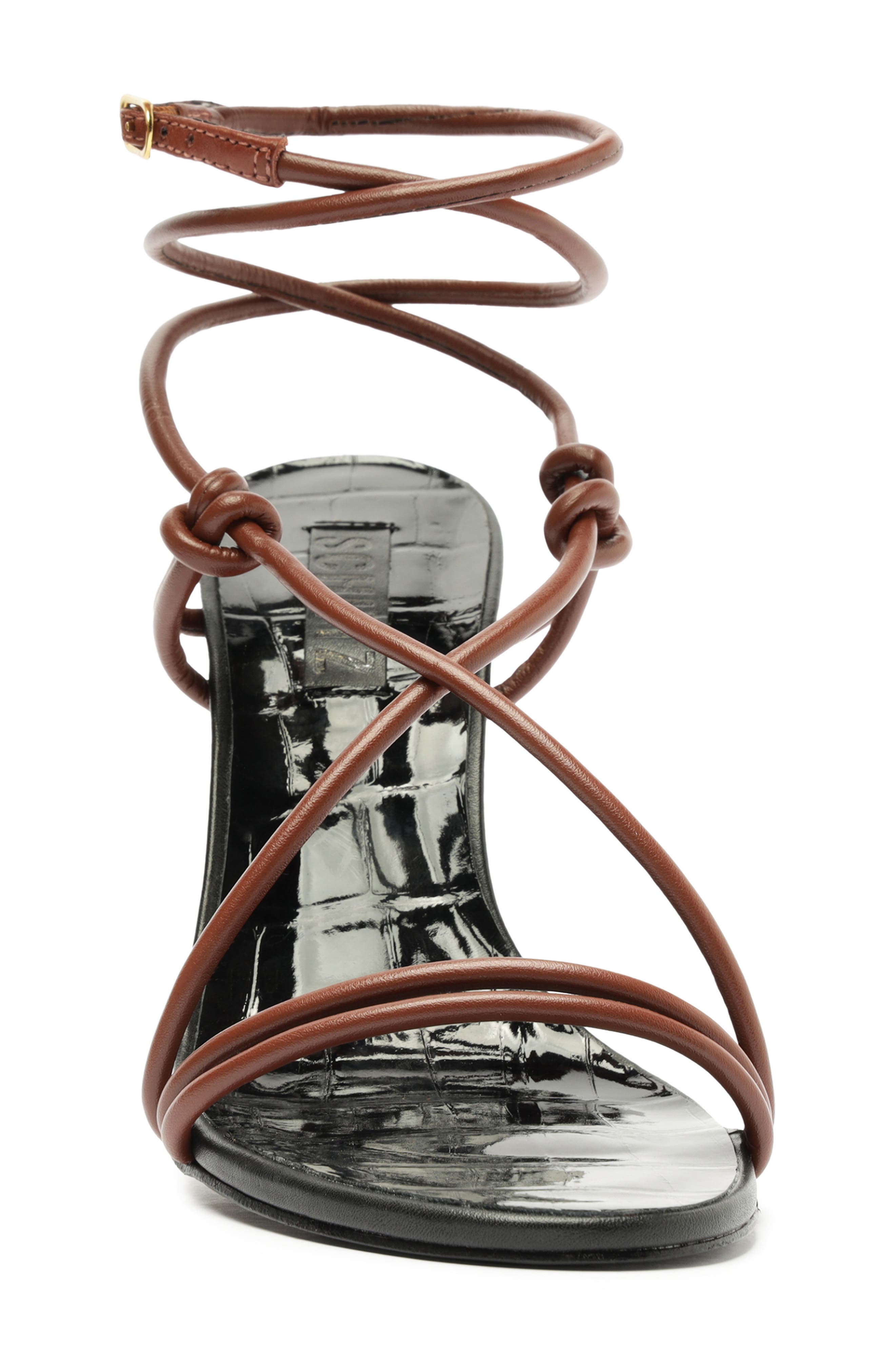 Schutz Malta Ankle Wrap Sandal, Alternate, color, 