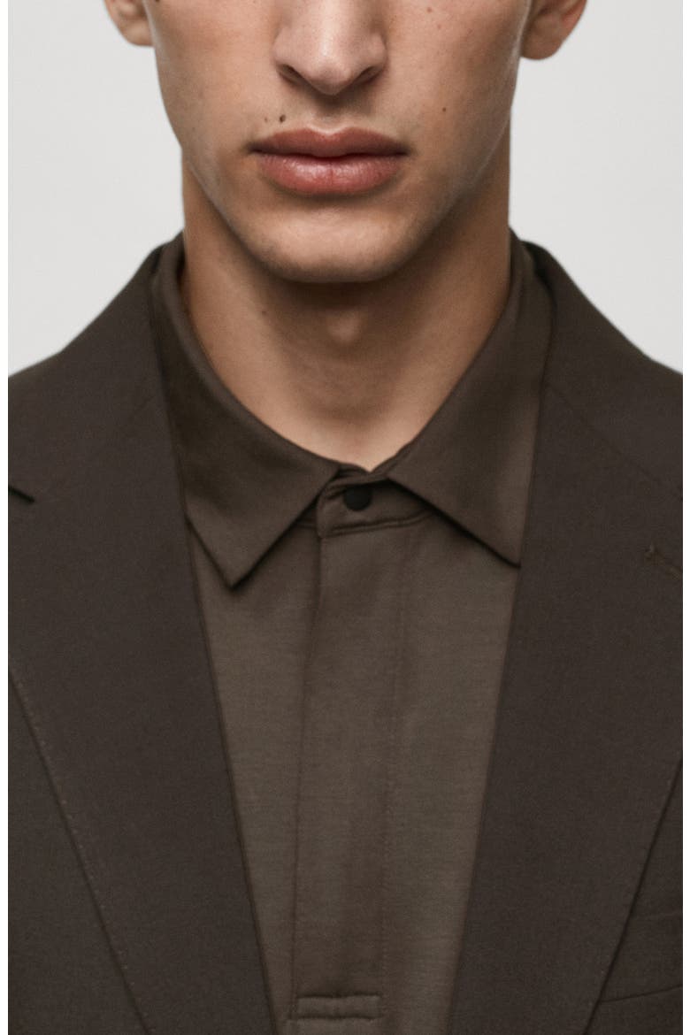 Slim Fit Wool Blend Sport Coat, Alternate, color, BROWN