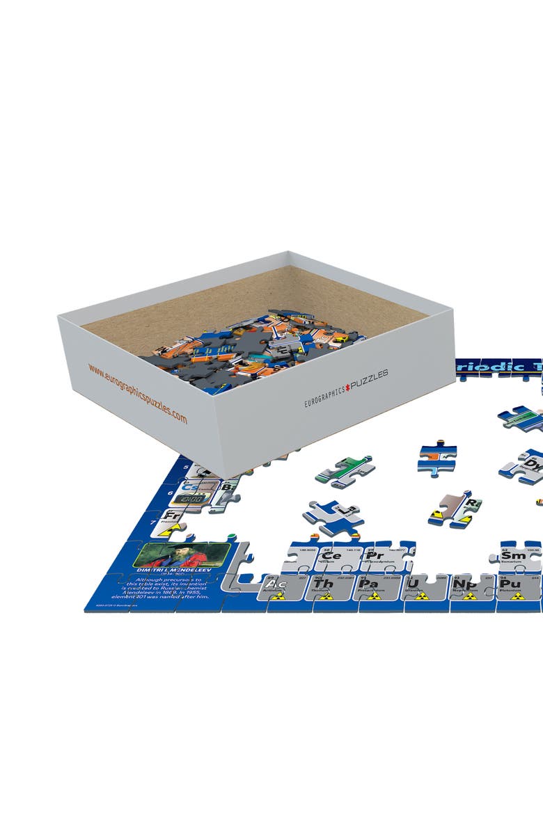 Periodic Table Illustrated Puzzle, 200 Pieces, Alternate, color, Multicolored