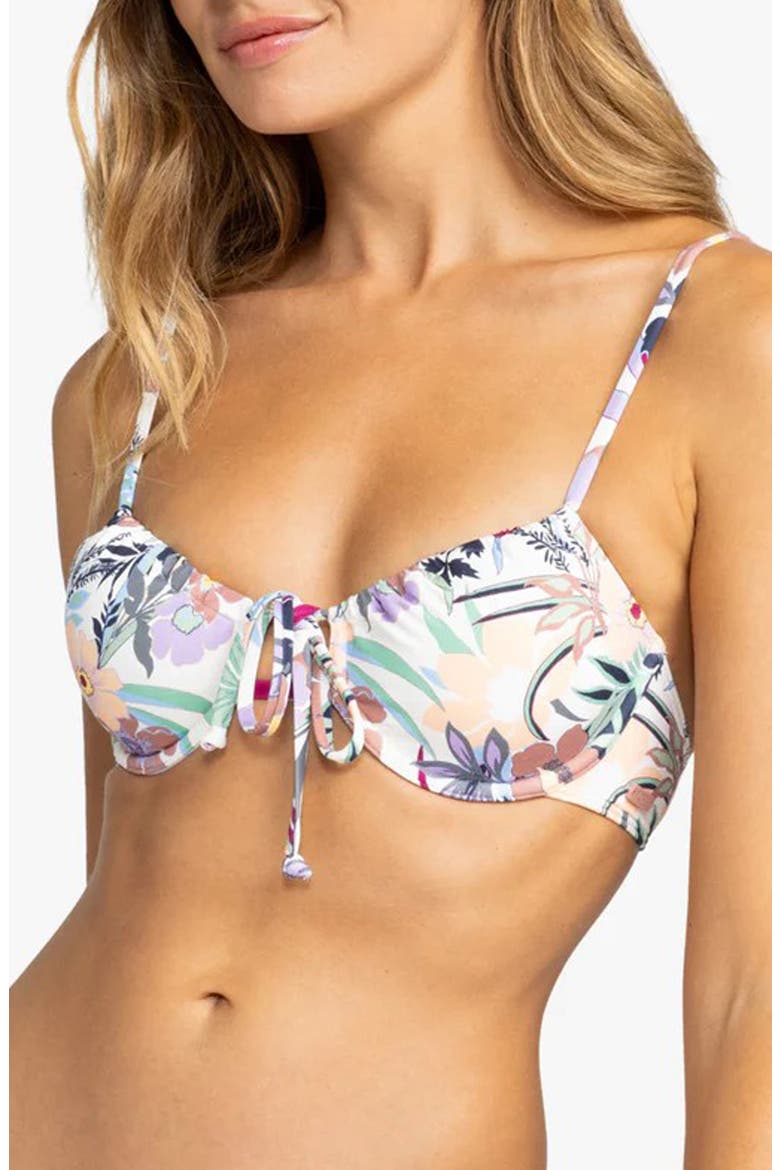 Beach Classics Underwire Bikini Top, Main, color, ASH ROSE WALLFLOWER