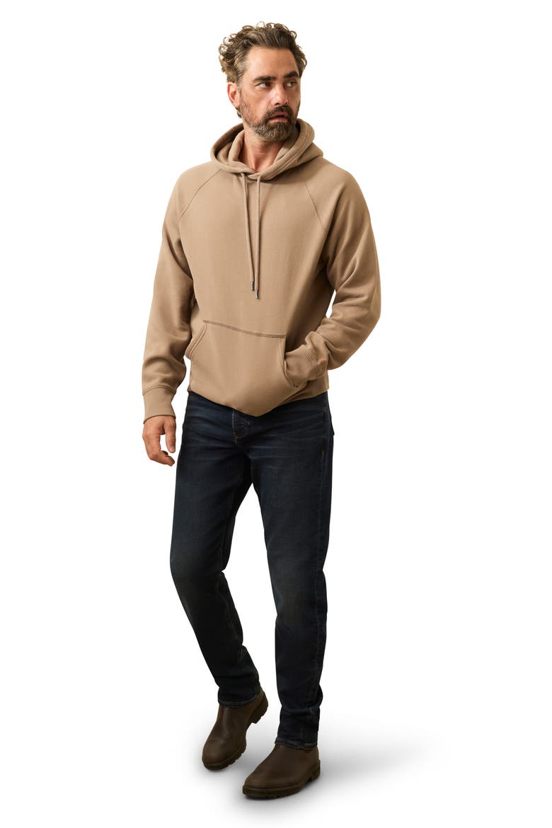 High Standard Organic Pima Cotton Blend Hoodie, Alternate, color, WALNUT BRANCH