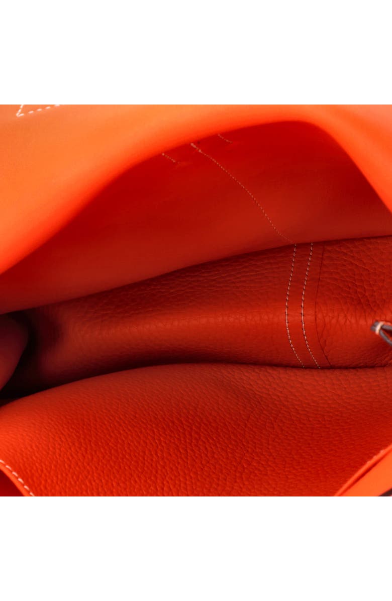 Pre-Owned Hermes Halzan Bag Clemence 31, Alternate, color, Orange Poppy