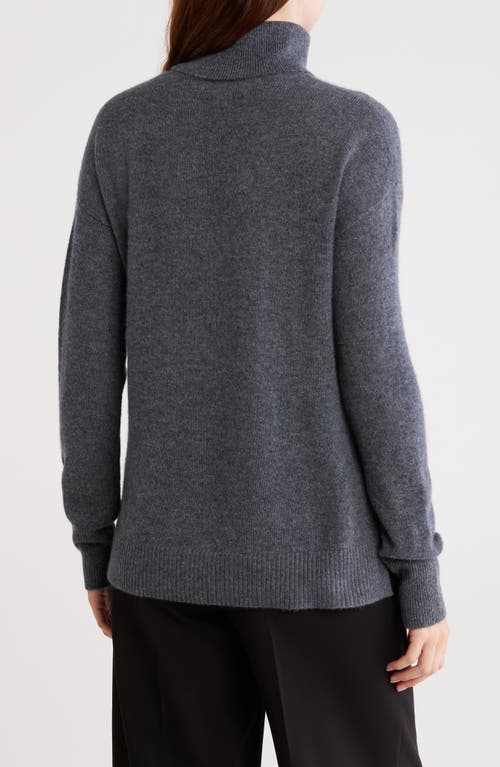 Nordstrom Cashmere Turtleneck Sweater In Gray