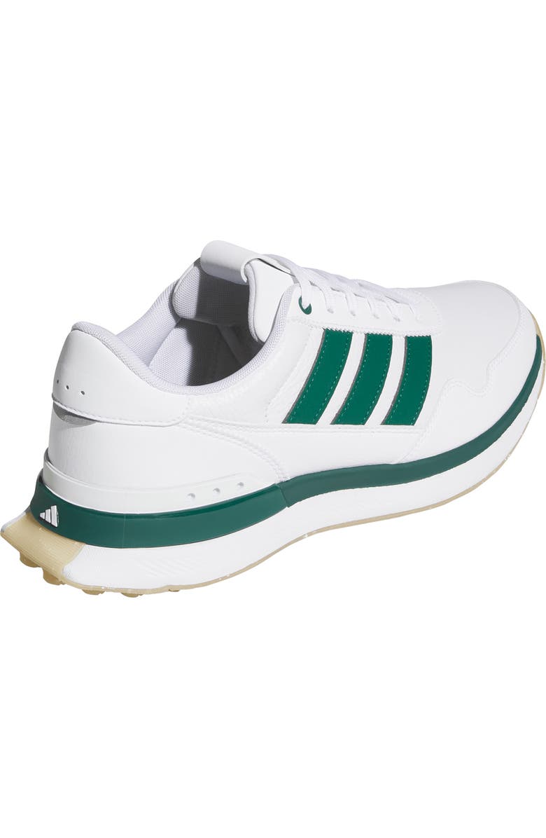 adidas S2G 26 Waterproof Spikeless Golf Shoe, Alternate, color, White/ Green/ Gum